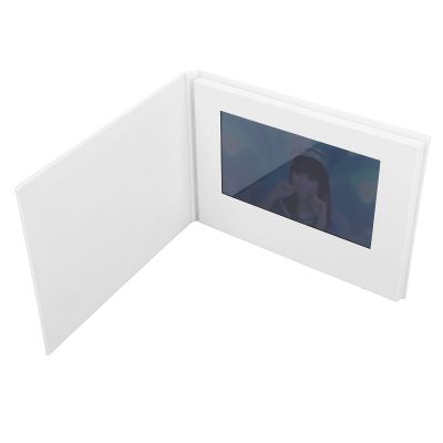 Video Greeting Card, 7 Inch Electronic Brochure Portable Support Multi Formats for Advertising