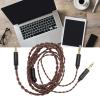 Headphone Upgrade Replacement Cable, Earphone Replacement Cable 3.5mm to Dual 3.5mm Professional for Headphone Accessories view 2