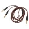 Headphone Upgrade Replacement Cable, Earphone Replacement Cable 3.5mm to Dual 3.5mm Professional for Headphone Accessories view 4