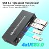 8K60Hz HDMI KVM Switch 2 Monitors 2 Computers, 4K120Hz USB 3.0 Dual Monitor HDMI KVM Switcher 2 in 2 Out for 2 PC Share Two Monitors and Keyboard Mouse Printers and More view 3