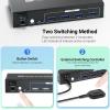 8K60Hz HDMI KVM Switch 2 Monitors 2 Computers, 4K120Hz USB 3.0 Dual Monitor HDMI KVM Switcher 2 in 2 Out for 2 PC Share Two Monitors and Keyboard Mouse Printers and More view 4