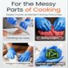 Protectmate Blue Nitrile Food Prep Gloves - 5 Mil Textured, Disposable, Latex Free for Cooking, Catering, Food Service - Small (Box of 100) view 3