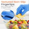 Protectmate Blue Nitrile Food Prep Gloves - 5 Mil Textured, Disposable, Latex Free for Cooking, Catering, Food Service - Small (Box of 100) view 4