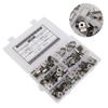 80PCs R Type Clip Cable Clamp Kit Hardware Parts 304 Less Steel 6-16mm Professional Accessories view 2