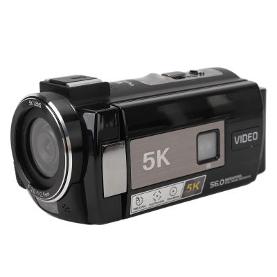 5K Video Camera Camcorder, Anti Shake IR Night Vision 56MP 5K Camcorder for Photography