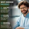 Prospek Blue Light Blocking Glasses CARBON Clear Lens for Work & Gaming Helps Reduce Digital Eye Strain Professional Style for Men & Women view 3