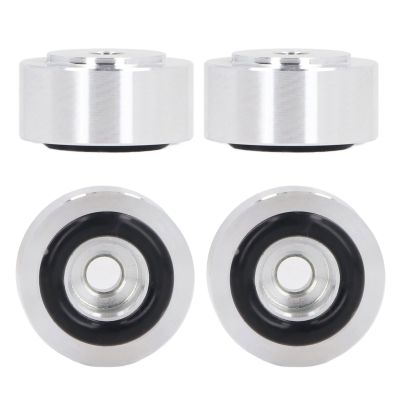 Turntable Speaker Isolation Pad, Speaker Shock Absorption Feet Good Damping Effect Lightweight 4Pcs Aluminum Alloy for Amplifier