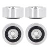 Turntable Speaker Isolation Pad, Speaker Shock Absorption Feet Good Damping Effect Lightweight 4Pcs Aluminum Alloy for Amplifier view 1