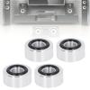 Turntable Speaker Isolation Pad, Speaker Shock Absorption Feet Good Damping Effect Lightweight 4Pcs Aluminum Alloy for Amplifier view 2