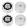 Turntable Speaker Isolation Pad, Speaker Shock Absorption Feet Good Damping Effect Lightweight 4Pcs Aluminum Alloy for Amplifier view 4