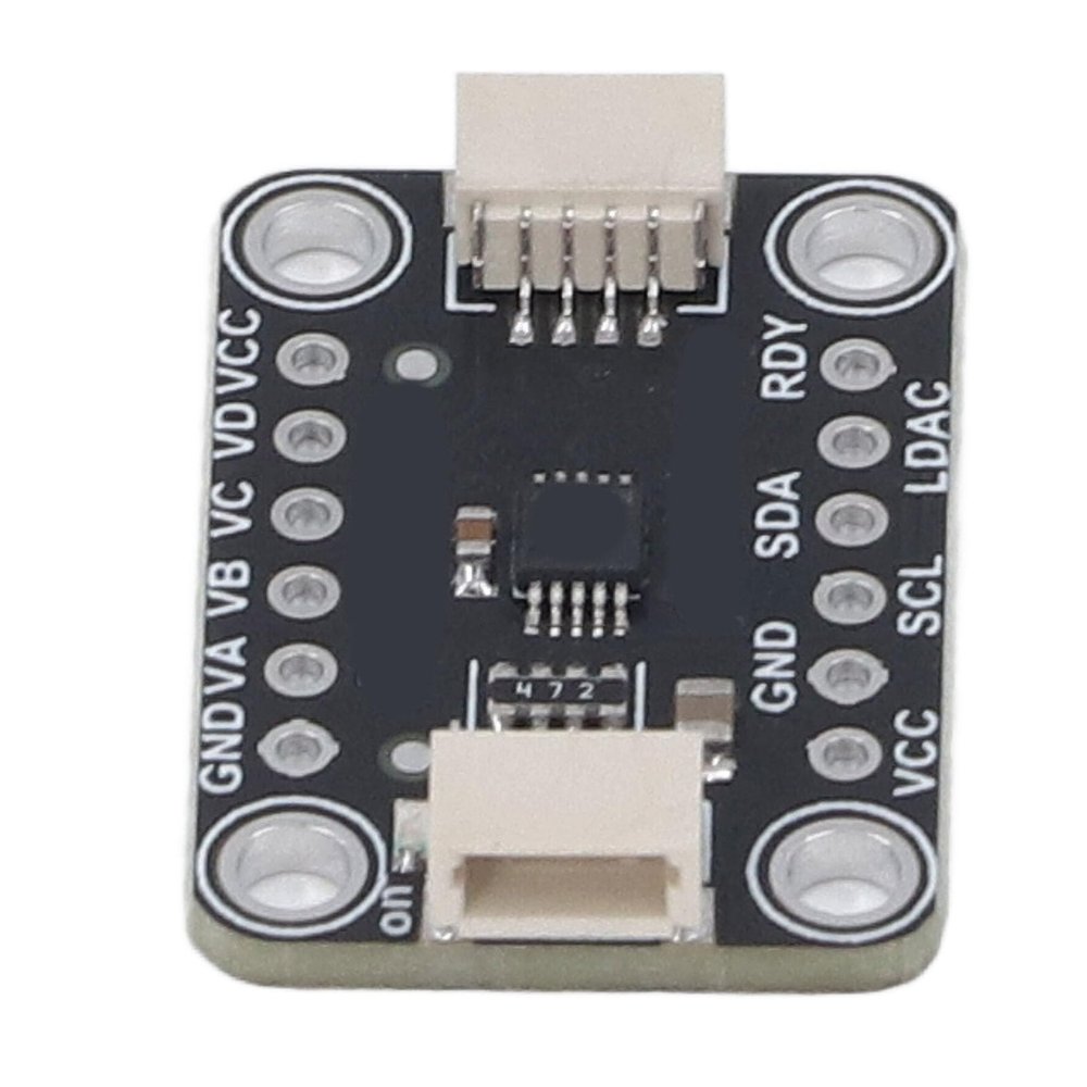 4 Way Digital to Analog Converter Module, 12 bit DAC Board for Voltage Setup, I2C Interface, Suitable for Electronic Projects