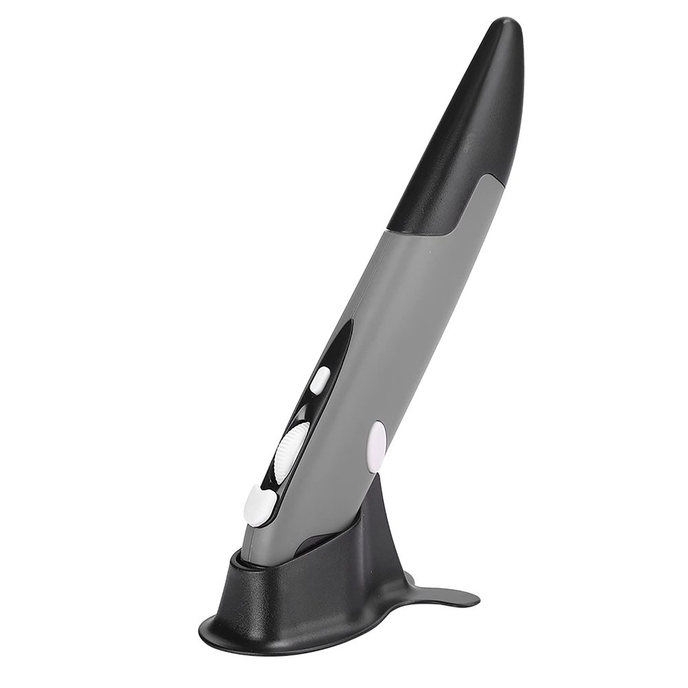 CCYLEZ Optical Pocket Pen Mouse, 2.4G USB Computer Pen Mouse, Adjustable 800/1200/1600 DPI,Ergonomic Mouse, Compact, Plug and Play, for PC Laptop (PR-03)