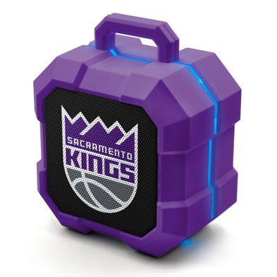 SOAR NBA Shockbox LED Wireless Bluetooth Speaker - Water Resistant IPX4, 5.0 Bluetooth with Over 5 Hours of Play Time - Small Portable Speaker - Officially Licensed NBA, Perfect Home & Outdoor Speaker