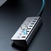 7 Ports USB HUB+1 Charging Port USB Extension with Switches 15W Adapter Support Splitter Computer Accessories view 4