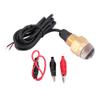 EVGATSAUTO Brass Glass Blue LED Underwater Light Lamp Drain Plug Yacht Accessory for Marine Boat 12V view 1