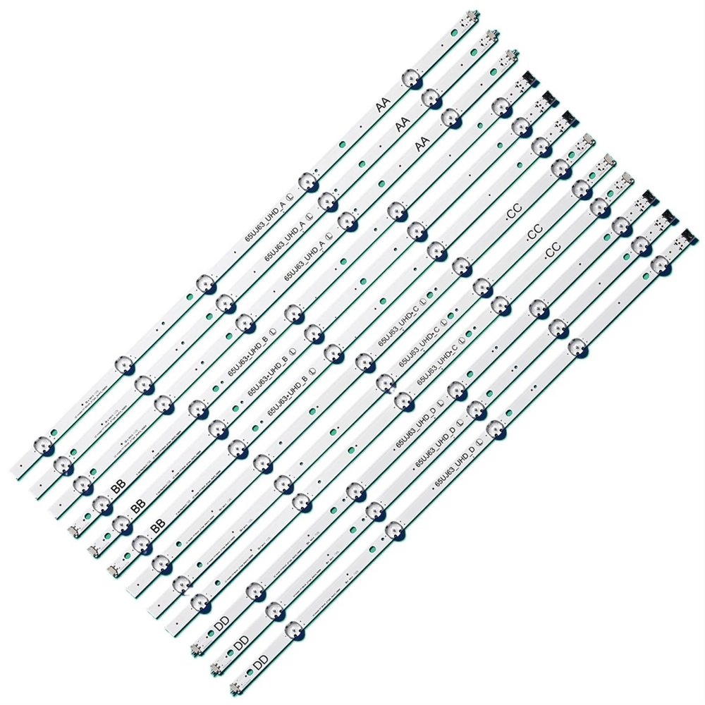 LTHKLMSQ 12 PCS/Set LED Backlight Strip Fit for LG 65UJ6300 65UJ630V 65UJ634V 65UJ5500 65UK6100 Innotek 17Y 65inch_A SSC 65UJ63_UHD_A B C D
