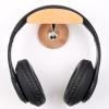 JevLoN Wall Mounted Wood Headphone Stand, Solid Wood Headset Stand, Headphone Hanger Storage Rack, Gaming Headset Stand, Space-saving(A) view 3