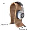 JevLoN Wooden Headphone Stand, Stylish Unique Desk Headset Holder, Headset Holder, Gaming Headphone Stand, for All Headphone Sizes(A,Width10cm) view 2