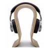 JevLoN Wooden Headphone Stand, Stylish Unique Desk Headset Holder, Headset Holder, Gaming Headphone Stand, for All Headphone Sizes(A,Width10cm) view 3