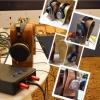 JevLoN Wooden Headphone Stand, Stylish Unique Desk Headset Holder, Headset Holder, Gaming Headphone Stand, for All Headphone Sizes(A,Width10cm) view 4