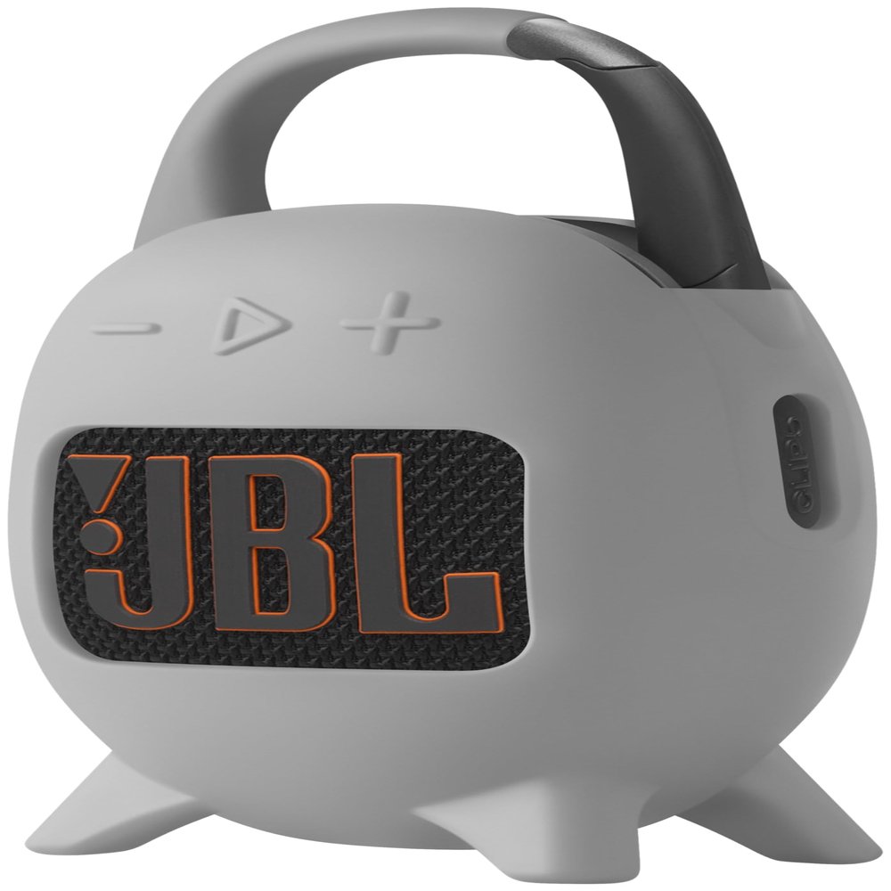 Geiomoo Silicone Carrying Case for JBL Clip 5, Protective Portable Scratch Shock Resistant Cover (Gray)