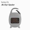 Geiomoo Silicone Carrying Case for JBL Clip 5, Protective Portable Scratch Shock Resistant Cover (Gray) view 2