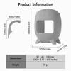 Geiomoo Silicone Carrying Case for JBL Clip 5, Protective Portable Scratch Shock Resistant Cover (Gray) view 3