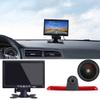 1280 * 720 Pixels Car Third Roof Brake Lamp Rear View Backup Camera Replacement for VW Crafter Caravelle 2007-2015 Mercedes Benz Sprinter W906 OEM:A9068200456 2DA009511+7" Reverse Monitor view 1