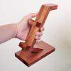 JevLoN Wooden Controller Stand with Headphone Holder, Wood Headphones Stand Holder Gamepad Holder, Controller & Headset Stand, for All Kinds of Game Controller and All Headphone Sizes(A) view 4