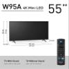 Panasonic W95 Series 55-inch Mini LED 4K Ultra HD Smart Fire TV, Sport Stadium Mode, ATSC3.0, Dolby Vision IQ, Dolby Atmos, HDR10+ Adaptive, Press and Ask Alexa, 144Hz, Wall-mountable - 55W95AP view 2