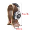 JevLoN Headphone Stand Wood, Headset Stand for Desk, Walnut Gaming Headphone Holder, Universal Headset Holder, Headphone Decoration Stand, for All Headphone Sizes(Walnut) view 2