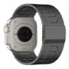 100% Pure Full Titanium Band Compatible with Apple Watch Ultra / Ultra2 Band 49mm 46mm 45mm 44mm, Adjustable Titanium Links with Magnetic Clasp Connectors DLC,grey view 1