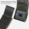 100% Pure Full Titanium Band Compatible with Apple Watch Ultra / Ultra2 Band 49mm 46mm 45mm 44mm, Adjustable Titanium Links with Magnetic Clasp Connectors DLC,grey view 4