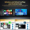 2+64G Car Stereo for BMW X5 E39 E53 1998-2006 - Wireless Carplay & Android Auto - 9 Inch Android Touch Screen Radio with EQ DSP, GPS, WiFi, SWC + AHD Backup Camera, MIC view 3