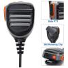 2 Way Radio Speaker Mic, IP54 Handheld Speaker Microphone with Back Clip, Clear Sound Communicate, for TH D72A, TH K20A, TH D7, TH 25, NX 3220 view 3
