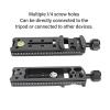 GOWENIC Camera Rail Nodal Slide, 150mm Quick Release Plate Clamp with Bubble Level, Arca Ball Head Compatible, for Panoramic and Macro Photography view 4