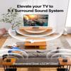 ULTIMEA 5.1 Virtual Surround Sound Bar, 320W Home Theater Surround System with Adjustable Speakers & Subwoofer, TV Speaker Soundbar, Sound Bar for Smart TV, Bluetooth 5.3, Easy Setup, Poseidon D50 view 2