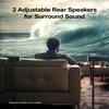 ULTIMEA 5.1 Virtual Surround Sound Bar, 320W Home Theater Surround System with Adjustable Speakers & Subwoofer, TV Speaker Soundbar, Sound Bar for Smart TV, Bluetooth 5.3, Easy Setup, Poseidon D50 view 4