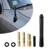 RGOAANC Car Short Antenna, Antenna for Truck, 3.14 inch Carbon Fiber A ntenna Kit with Screws, Universal Automotive Accessories Car Audio Antennas for AM/FM Radio Reception (Black, 3.14 inches) view 1