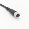 M12 12 Pins Connector Cable, Single Female Circular Connector Molding Cable A Code Straight Industrial Molded Cable IP67 Waterproof Unshielded PVC Cable 30V 1.5A AC/DC 1Meter AWG263.28ft view 1