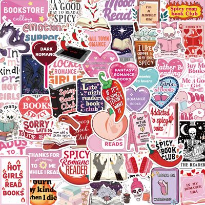100pcs Kindle Bookish Book Stickers for Water Bottles Laptop Motorcycle IPAD Ebook Guitar Skateboard Graffiti Decals for Adults