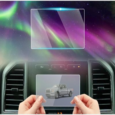 xjzshly Screen Protector for Ford F150 F250 2023 2022 2021 2020-2013 8 Inch Tempered Glass Protective Film for F350 F450 F550 Accessories HD Clear