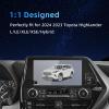 xjzshly Screen Protector for 2025 2024 2023 Toyota Highlander L/LE/XLE/XSE/Hybrid 8 Inch Tempered Glass Protective Film Navigation Entertainment System Touchscreen Cover Accessories HD Clear view 3