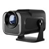 Geuxe HY320 Mini Native 720P Android 11 Projector 200ANSI Wifi6 BT5.0 Cinema Outdoor Portable 180 Rotable Projector,US Plug, Black, 500734168A2 view 1