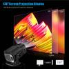 Geuxe HY320 Mini Native 720P Android 11 Projector 200ANSI Wifi6 BT5.0 Cinema Outdoor Portable 180 Rotable Projector,US Plug, Black, 500734168A2 view 4