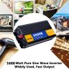 5000W Pure Sine Wave Inverter 12V DC to 110V/230V AC with LCD Display Power inverters for Vehicles,RV,Truck, Low Frequency Off-Grid Solar System(Size:60V to 230V) view 4
