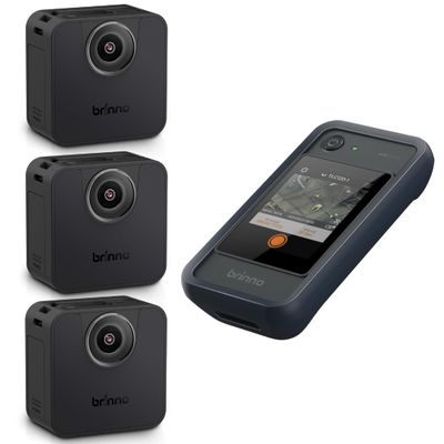 Brinno BCC200-BLE Time Lapse Camera Bundle : 1 X ARC100 + 3 X TLC200PRO-BLE