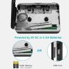 Cassette Tape Player, Portable USB Cassette To MP3 Converter with Headphone and Playback Function, Press The Play Button After Stopping To Check The File Just Recorded, Save To USB Flash Drive Direct view 4