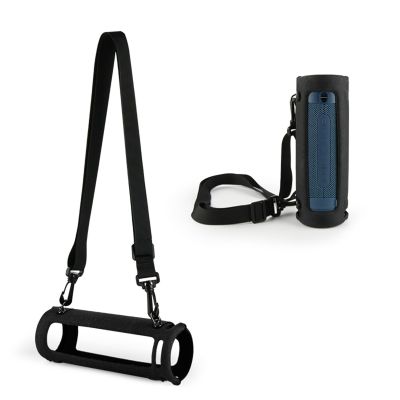 XBERSTAR Speaker Case for Sony SRS-XB43 Speaker Speaker Protective Cover Travel Carrying Case with Shoulder Strap, Black