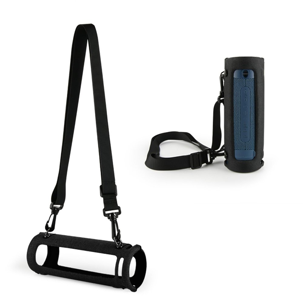 XBERSTAR Speaker Case for Sony SRS-XB43 Speaker Speaker Protective Cover Travel Carrying Case with Shoulder Strap, Black